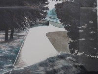 Auktion 372<br>gr. Radierung, C.Keller'96, gerahmt/Glas, RG 69 x 84cm