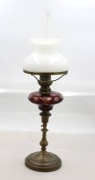 Auktion 372<br>antike Petroleumlampe, 19. Jhd.,  ca. H-55cm