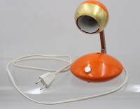 Auktion 372<br>Eichhoff Werke Tischlampe aus den 1970er Jahren, Space-Age,  leichte Gebrauchsspuren