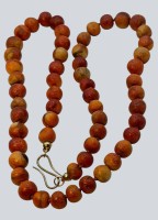 Auktion 372<br>Apfel-Koralle Halskette, L-ca. 47 cm, 24,4 gr.