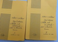 Auktion 372<br>Dieter C.,G&uuml;nther (1936-2025), 2 Kladden mit 408 maschinegeschriebenen Seiten Manuskriptes eines wohl nie erschienenen Romans, (Cuxhavener K&uuml;nstler und Lehrer auf dem Gymnasium)
