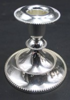 Auktion 372<br>Kerzenst&auml;nder, plated, gut erhalten, H-11 cm