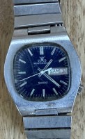 Auktion 373<br>Quarz HAU "Meister Anker" Stahlband, Tragespuren