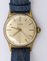 Auktion 373 / Los 2040 <br>Vintage-Armbanduhr, ZentRa, Handaufzug, Werk l&auml;uft, D-3cm, getragene Erhaltung