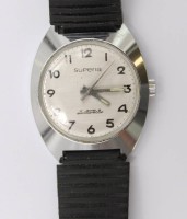Auktion 373<br>Vintage-Armbanduhr, Superia, Handaufzug, Werk l&auml;uft, D-3,1cm, getragene Erhaltung