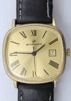 Auktion 373<br>Vintage-Armbanduhr, SINDACO, Handaufzug, Werk l&auml;uft, D-3,2cm, getragene Erhaltung