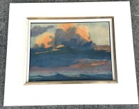 Auktion 373<br>Kunstdruck  (Lithografie)nach Emil Nolde "Ozean" breit gerahmt, RG 53x65cm