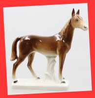 Auktion 373<br>Pferdefigur Porzellan von Carl Scheidig ,