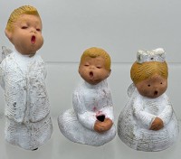 Auktion 373 / Los 9011 <br>3 Weihnachtsengel "Jullar" Spain, H-9 bis 14 cm