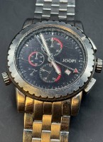 Auktion 373<br>Joop He - Uhr " Metro Alarm Chrono " Tm449 - 1, Quarz, gut erhalten mit Tragespuren, Werk nicht gepr&uuml;ft, D-4 cm