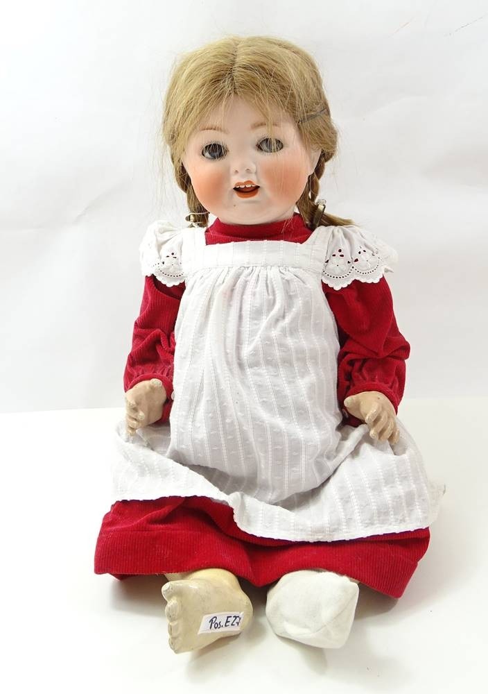 Poupée Ancienne Heubach Köppelsdorf Tête Porcelaine 342 5/0 - 32cm