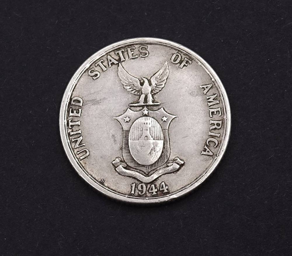 United States Of America 1944 Fifty Centavos Filipinas | Fifty Centavos 1944 Filipinas, United States of America