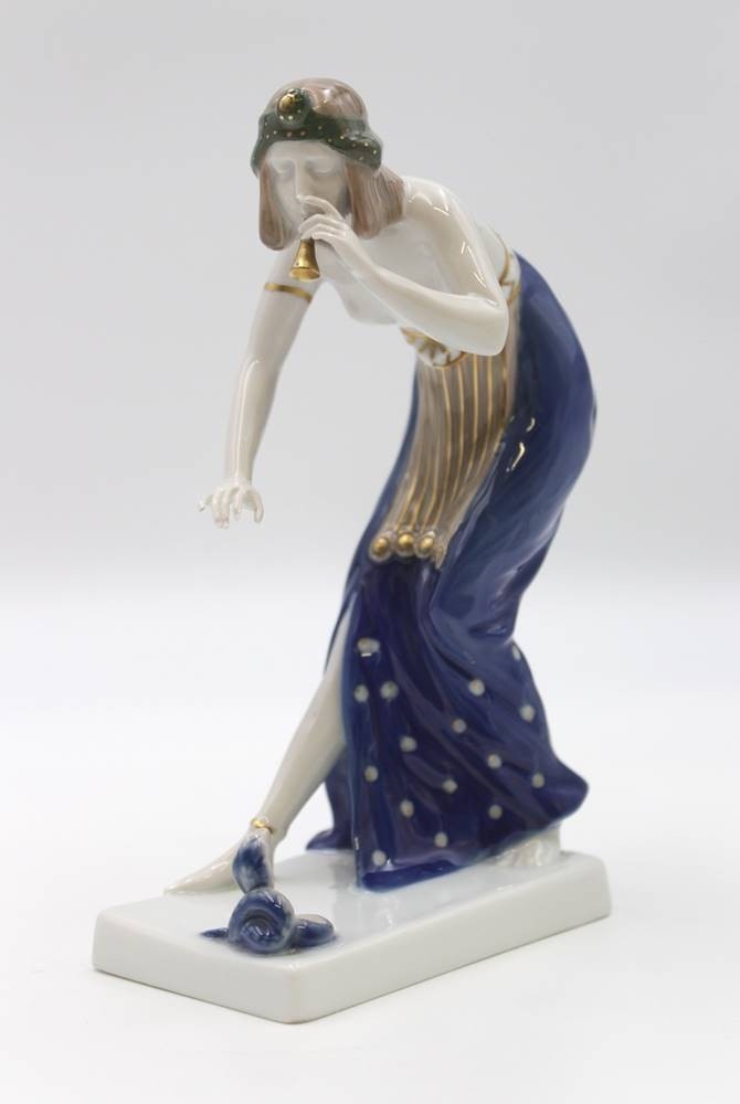 324VariaAuktion Ergebnisse Schlangentänzerin, Rosenthal, 30er Jahre