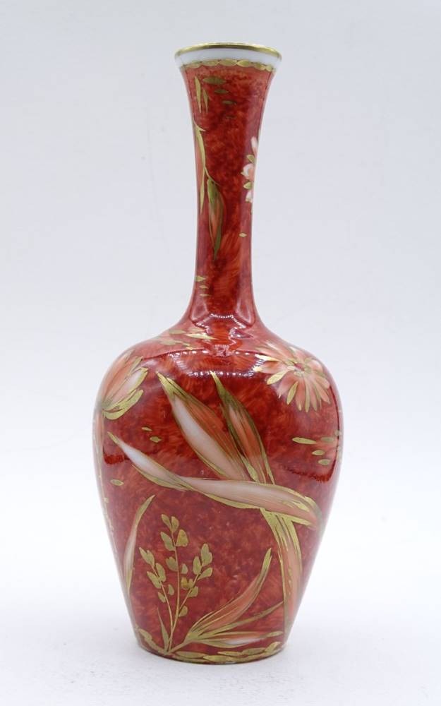 Kleine Vase von Rosenthal, Dekor "Zaubergarten", Classic Rose Collection, H. 17 cm