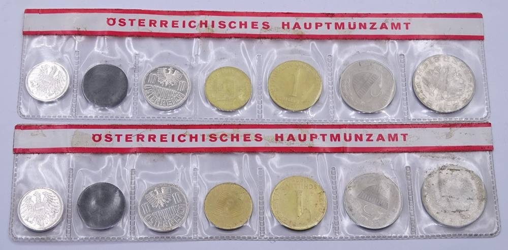 2x Austria Proof 1979 Auktionshalle Cuxhaven GBR®