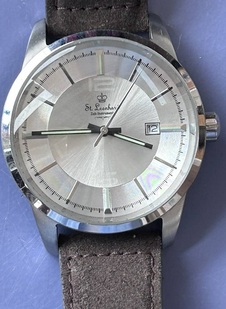 Uhr St Leonhard St Leonhard Armbanduhr Funkuhr Herren Digital