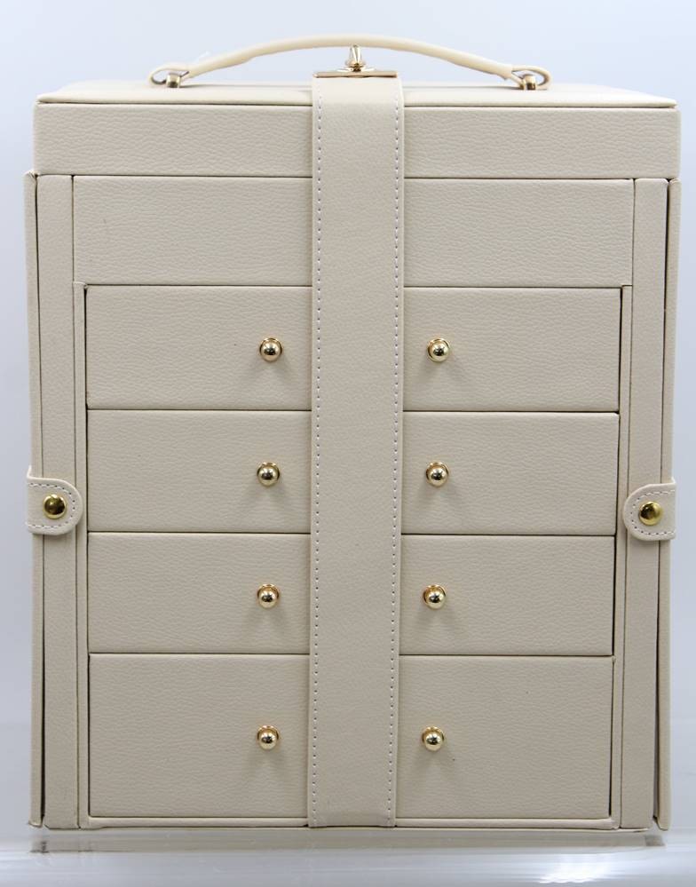 Auktion 372, Schmuckkoffer von Aleksander Sternen, Gebrauchsspuren, ca. H-31,5cm B-26cm T-19cm
