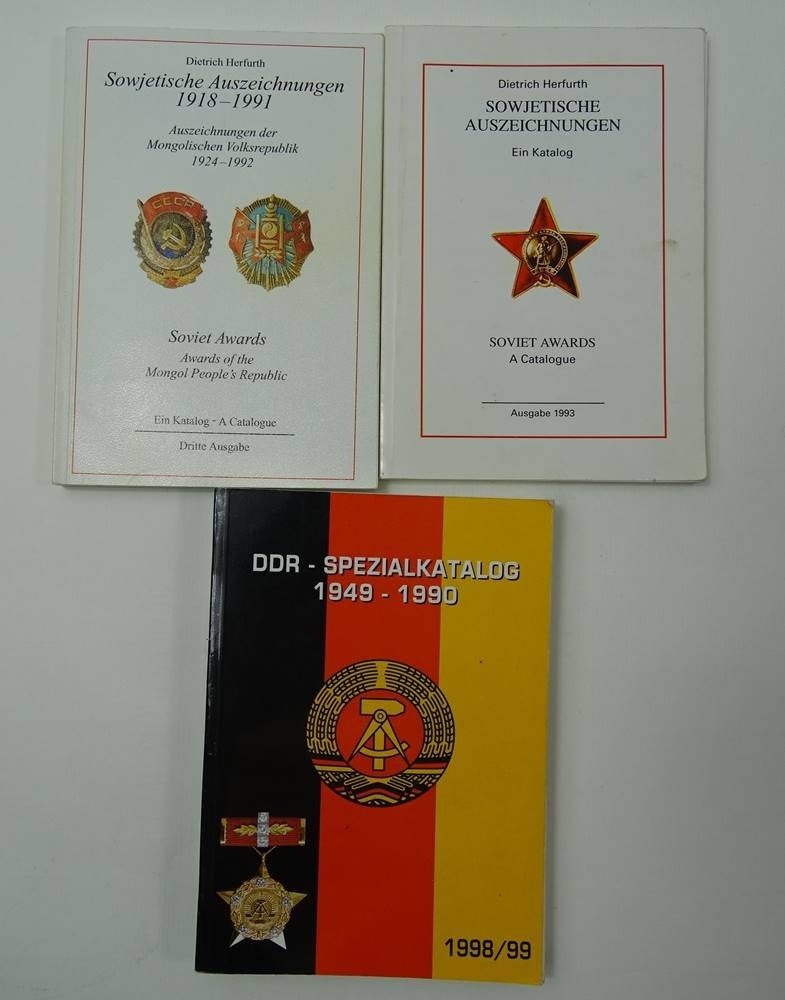 Katalog UdSSR Auszeichnungen von Herfurth 5.Ausgabe 4 in 1 