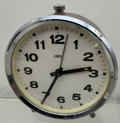 Auktion 373<br>Vintage Blechwecker, H10 cm, Werk läuft [1]