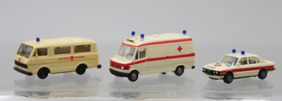 Auktion 373<br>3x div. Krankenwagen-Modelle von Herpa 1/87 [1]