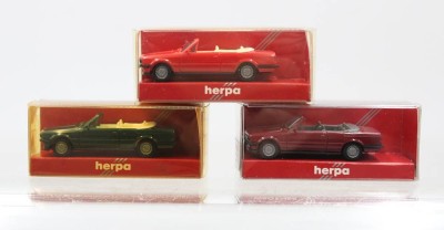 Auktion 373<br>3x div. Fahrzeug-Modelle von Herpa 1/87 OVP [1]