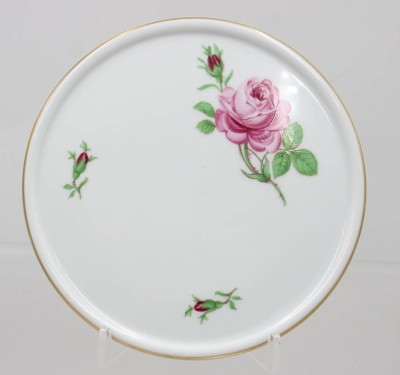 Auktion 373<br>Fürstenberg ,,Rote Rose '' Untersetzer . [1]