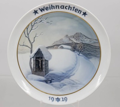Auktion 373<br>Rosenthal Weihnachtsteller  von 1929   