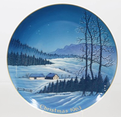 Auktion 373<br>Rosenthal Weihnachtsteller von1963  