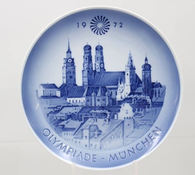 Auktion 373<br>Gedenkteller von Royal Copenhagen - Olympiade München 1972  [1]