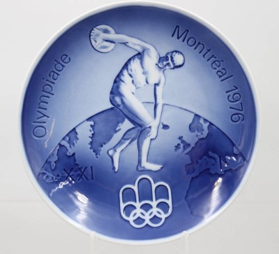 Auktion 373<br>Gedenkteller von Royal Copenhagen - Olympiade Montreal 1976  [1]