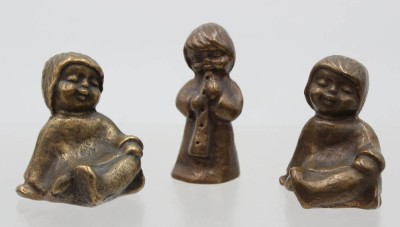 Auktion 373<br>3 x kl.  Limpke Bronze Figuren  [1]