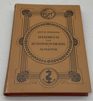 Auktion 373<br>Handbuch der Kunstgeschichte, 1907, guter Zusatnd [1]