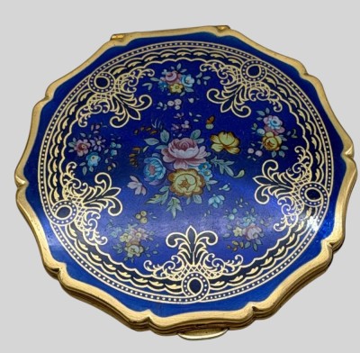 Auktion 373<br>Puderdose mit emaill. Deckel 