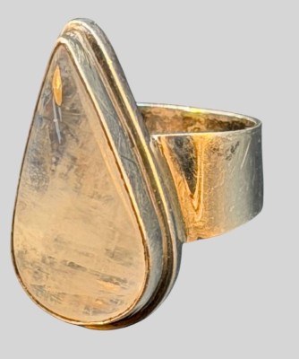 Auktion 373<br>Silberring-925- mit Mondstein, RG 55, 6,5 gr. [1]