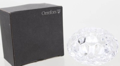 Auktion 373<br>Orrefors  Votivkerzenhalter aus Schweden in Raspberry - design  [1]