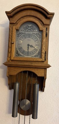 Auktion 373<br>vintage mechan. Wanduhr 