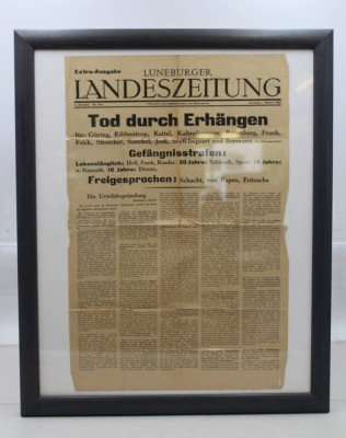 Auktion 373<br>Zeitungsauschnitt aus 1946 [1]
