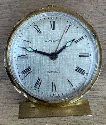 Auktion 373<br>vintage Messing Tischuhr 