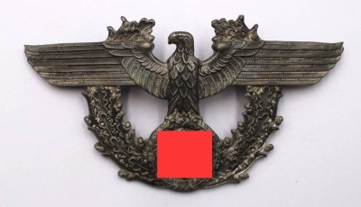 Auktion 373<br>Polizei-Adler für Mannschafts Tschako, ca. 7,5 x 15,5m [1]