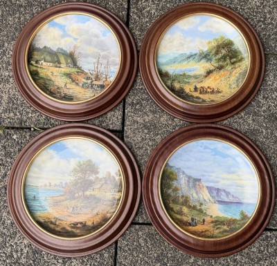 Auktion 373<br>4x Wandteller aus der Serie 