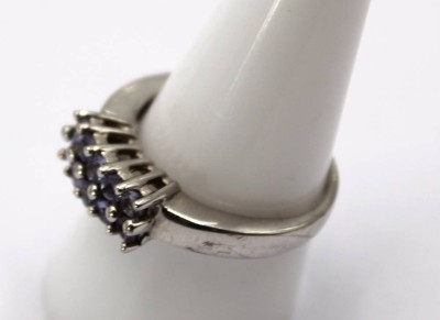 Auktion 373<br>925er Silber-Ring mit Tansanite, 4,4gr., RG 59/60 [1]