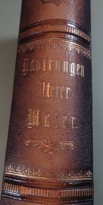 Auktion 373<br>Mappe, ca. 50 Lithografien etc nach Radierungen berühmter Künstler  ,31x21 cm, Rücken etwas verblichen, [1]