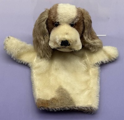 Auktion 373<br>Steiff Handpuppe Hund, ohne ID [1]