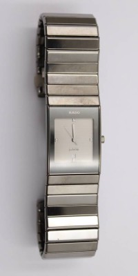 Auktion 374<br>Rado DiaStar / Ceramica Jubilé, Ziffernblatt mit 4 Diamanten, guter Zustand, Quarzwerk nicht geprüft [1]