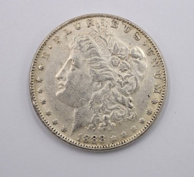 Auktion 374<br>Nachprägung eines Morgan-Dollars von 1888, kein Silber!, ca. D-3,8cm [1]