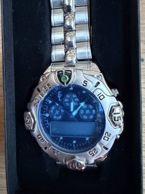 Auktion 374<br>Quartz Herren-Armbanduhr - Eric Chevillard - Digital -Analog, neu in OVP [1]