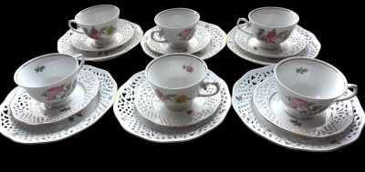 Auktion 374<br>6x Kaffeegedecke 