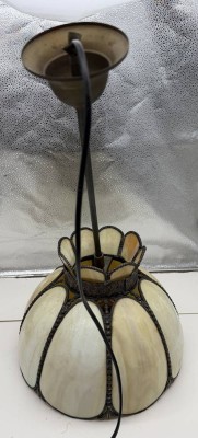 Auktion 374<br>Hängelampe im Tiffanystil, H-7 cm, D-35 cm [1]