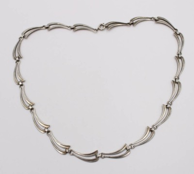 Auktion 374<br>835er Silber-Collierkette, älter, 15,gr., L-43cm [1]