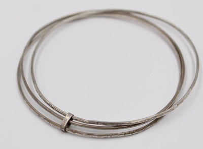 Auktion 374<br>Armreife, 835er Silber, 10,4gr., ca. D-6,8cm [1]